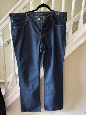 Old Navy Flirt Dark Wash Straight Leg Jeans